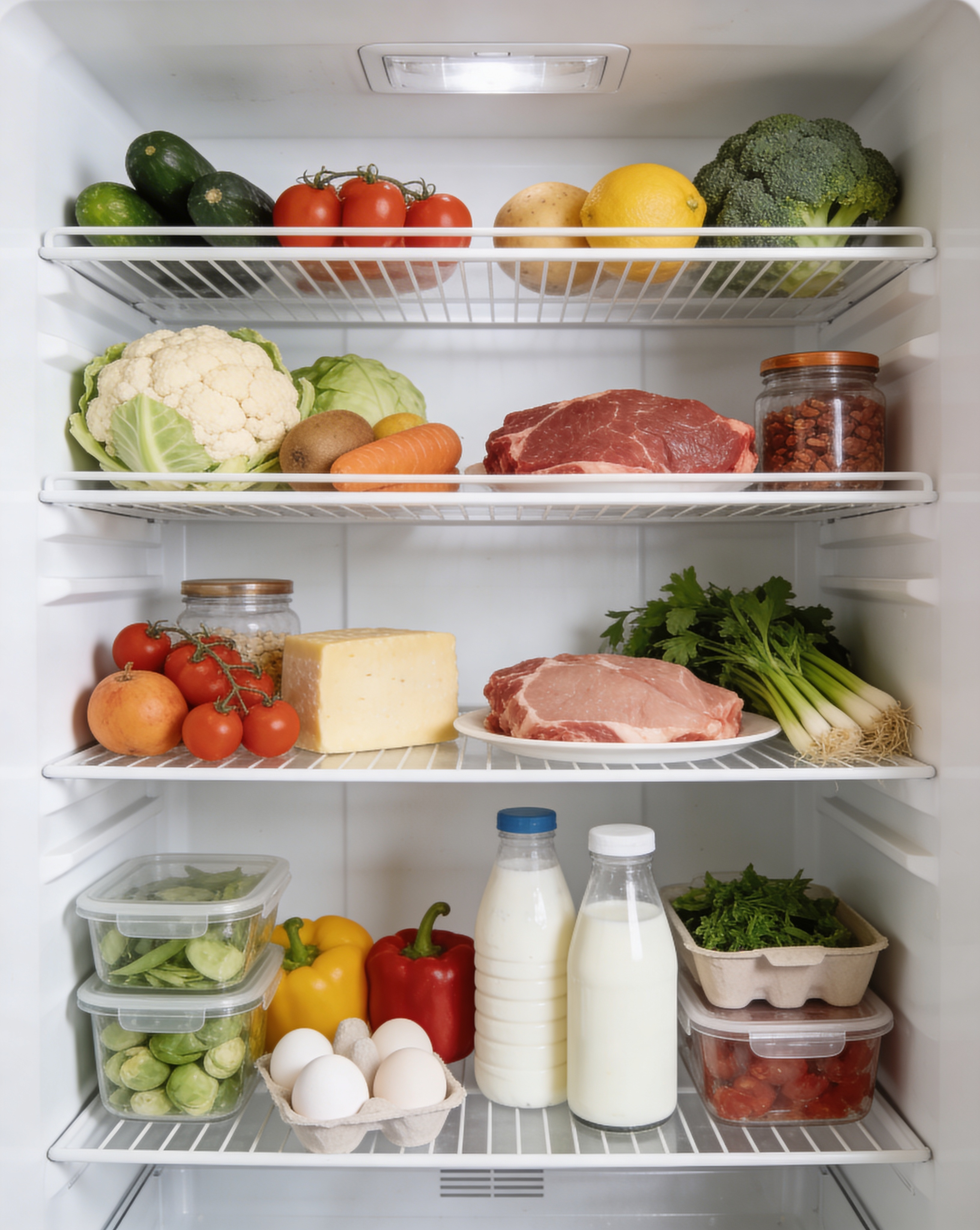 Fresh fridge organized by Frestly
